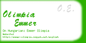 olimpia emmer business card